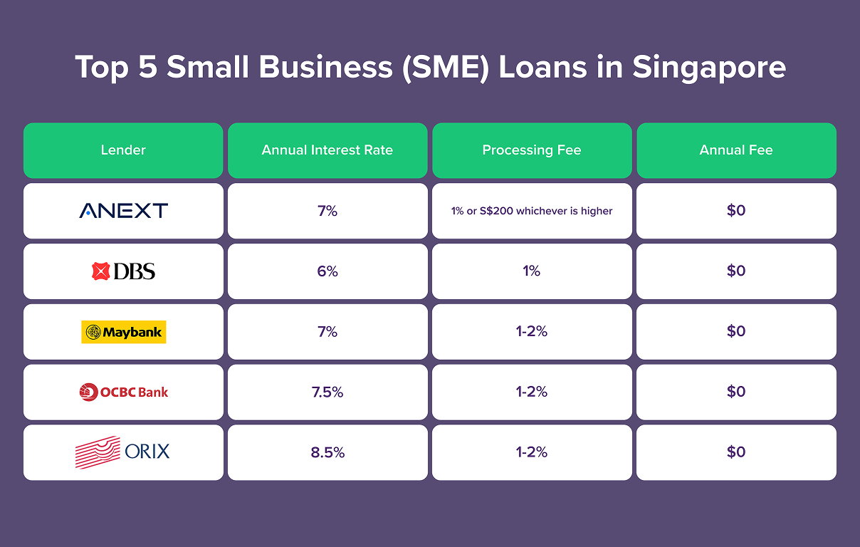 SME Business Loans in Singapore: 7 Expert-Recommended Financing Options In 2025